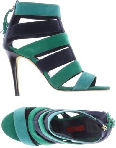 Damen Sandale, grün, Gr. EU 38 - Second Hand - Carolina Herrera - Modalova