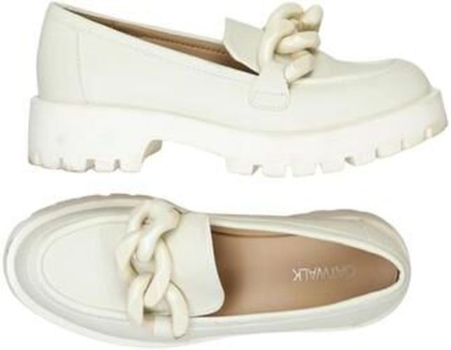 Damen Halbschuh, cremeweiß, Gr. EU 37, Kunstleder - Second Hand - Catwalk - Modalova