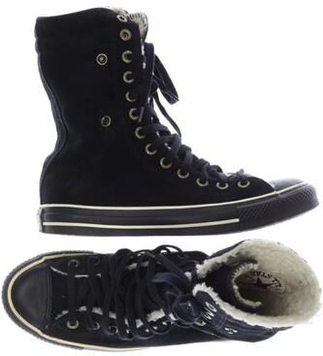 Damen Sneakers, schwarz, Gr. EU 37.5 (US 6.5), Leder - Second Hand - Converse - Modalova