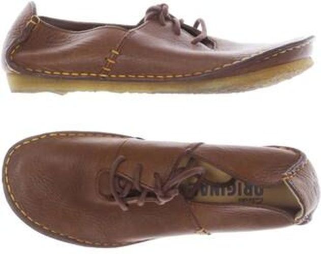 Damen Halbschuh, braun, Gr. EU 37 (UK 4), Leder - Second Hand - Clarks - Modalova