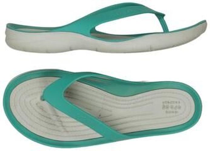 Damen Sandale, türkis, Gr. EU 39 (US 8) - Second Hand - Crocs - Modalova