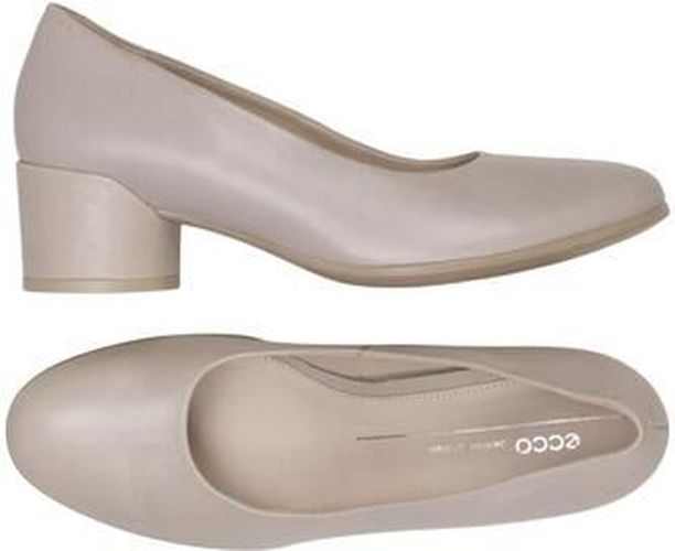 Damen Pumps, beige, Gr. EU 38, Leder - Second Hand - Ecco - Modalova