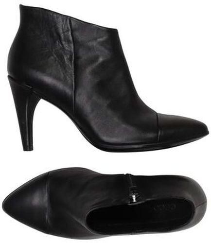 Damen Stiefelette, schwarz, Gr. EU 35, Leder - Second Hand - Ecco - Modalova