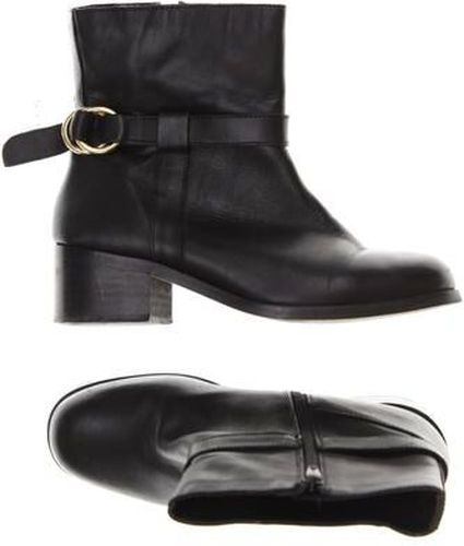 Damen Stiefelette, schwarz, Gr. EU 40, Leder - Second Hand - Esprit - Modalova