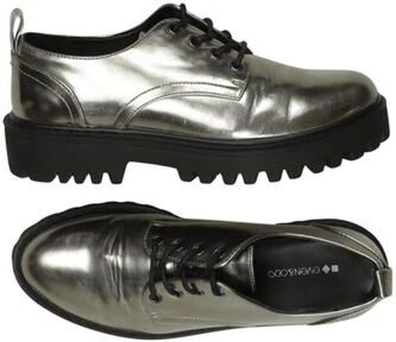 Damen Halbschuh, silber, Gr. EU 37, Kunstleder - Second Hand - even odd - Modalova