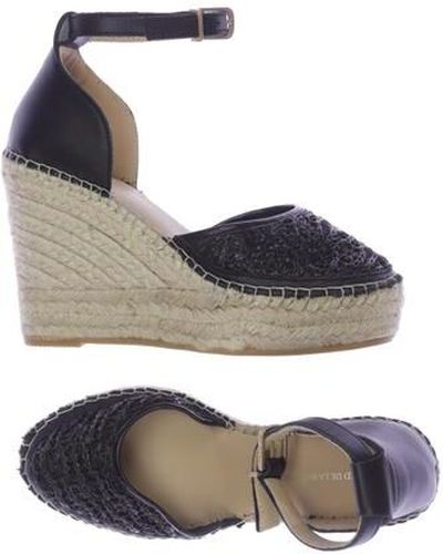 Fred DE LA Bretoniere Damen Sandale, schwarz, Gr. EU 37, Leder - Second Hand - Fred de la bretonière - Modalova