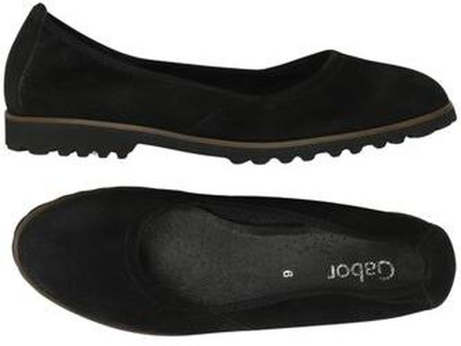 Damen Ballerinas, schwarz, Gr. EU 39 (UK 6), Leder - Second Hand - Gabor - Modalova