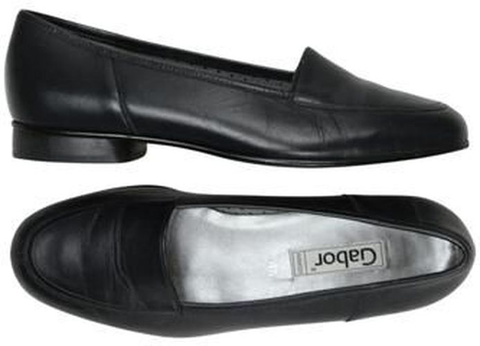 Damen Halbschuh, schwarz, Gr. EU 37.5 (UK 4.5), Leder - Second Hand - Gabor - Modalova