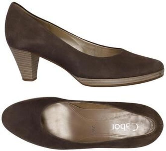 Damen Pumps, schwarz, Gr. EU 35 (UK 2.5), Leder - Second Hand - Gabor - Modalova