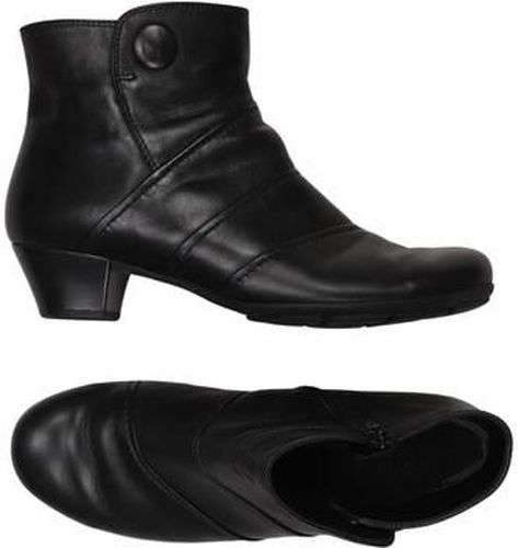 Damen Stiefelette, schwarz, Gr. EU 39 (UK 6), Leder - Second Hand - Gabor - Modalova