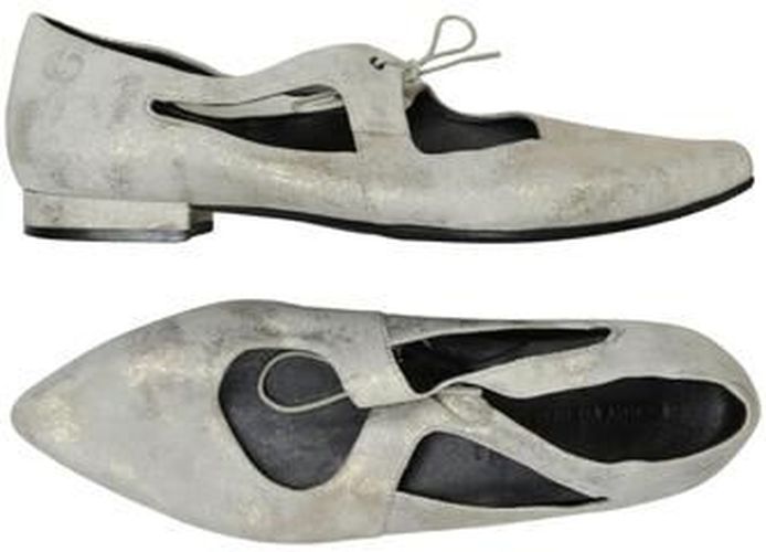 Gerry Damen Ballerinas, silber, Gr. EU 39 (UK 6), Leder - Second Hand - Weber - Modalova