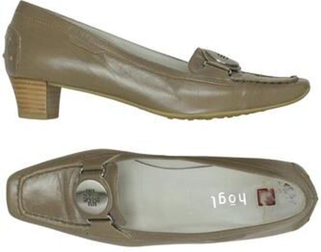 Damen Halbschuh, beige, Gr. EU 37 (UK 4), Leder - Second Hand - Högl - Modalova
