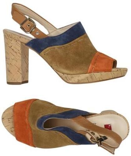 Damen Sandale, beige, Gr. EU 43 (UK 9), Leder - Second Hand - Högl - Modalova