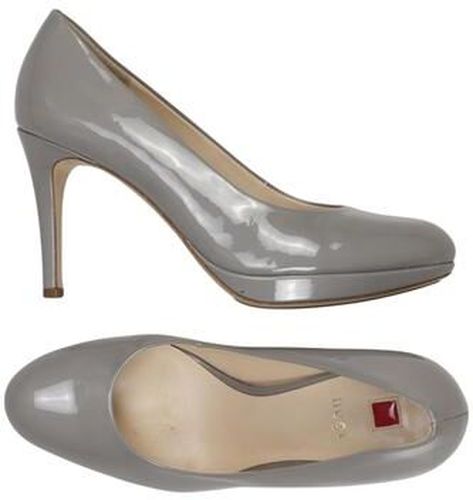 Damen Pumps, grau, Gr. EU 37.5 (UK 4.5), Leder - Second Hand - Högl - Modalova