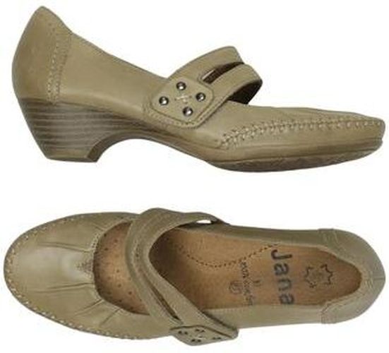Damen Pumps, beige, Gr. EU 36, Leder - Second Hand - Jana - Modalova