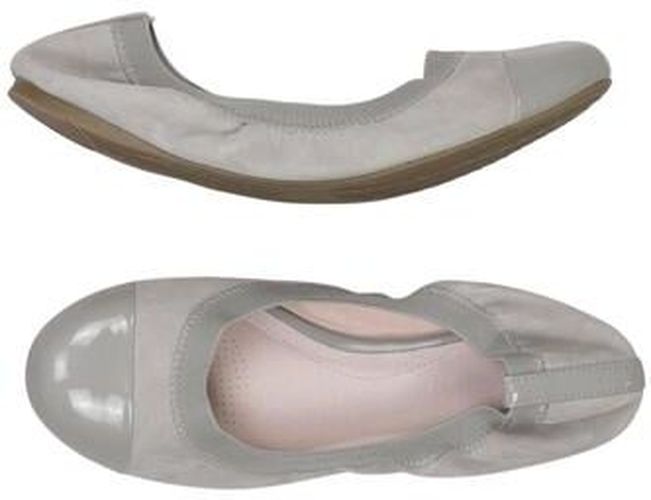 Damen Ballerinas, grau, Gr. EU 39, Kunstleder, Leder - Second Hand - Lands End - Modalova