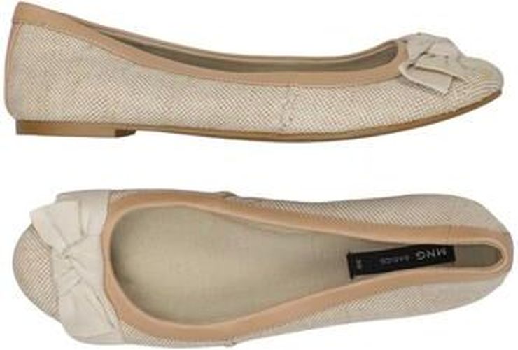 Damen Ballerinas, beige, Gr. EU 39 - Second Hand - Mango - Modalova