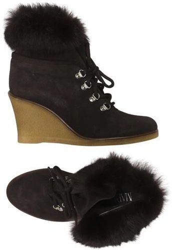 Damen Stiefelette, braun, Gr. EU 38, Leder - Second Hand - MADELEINE - Modalova