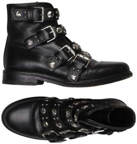 Damen Stiefelette, schwarz, Gr. EU 37, Leder - Second Hand - Maje - Modalova