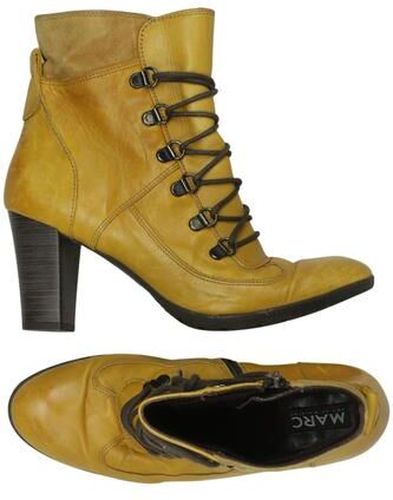 Shoes Damen Stiefelette, gelb, Gr. EU 37, Leder - Second Hand - Marc - Modalova