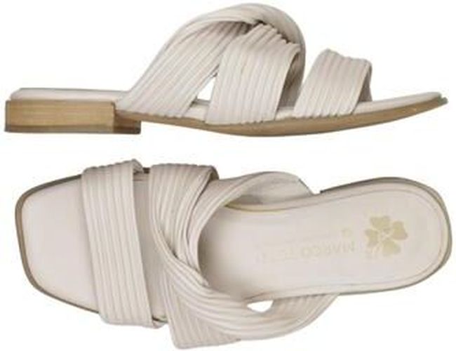 Damen Sandale, cremeweiß, Gr. EU 38, Kunstleder - Second Hand - Marco tozzi - Modalova