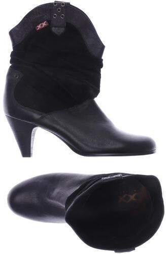 Damen Stiefelette, schwarz, Gr. EU 39, Leder - Second Hand - Mexx - Modalova