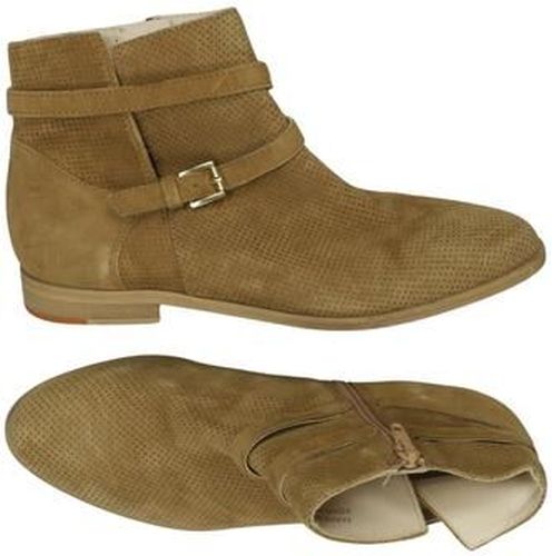 Damen Stiefelette, braun, Gr. EU 36, Leder - Second Hand - Minelli - Modalova