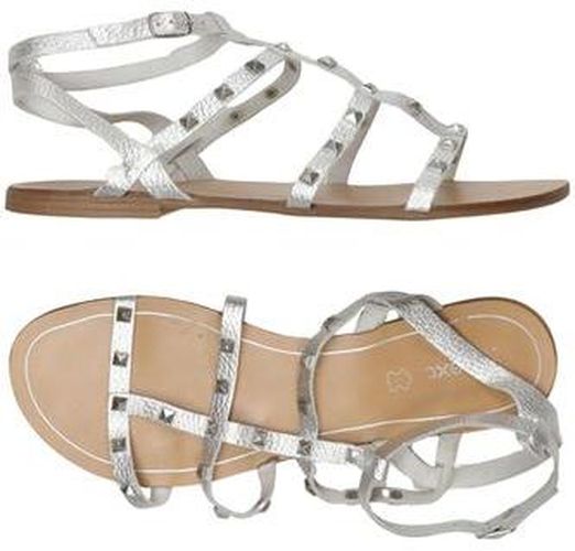 Damen Sandale, silber, Gr. EU 40 - Second Hand - Next - Modalova