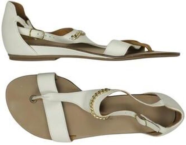 Damen Sandale, weiß, Gr. EU 39.5 (UK 6.5), Leder - Second Hand - Paul green - Modalova