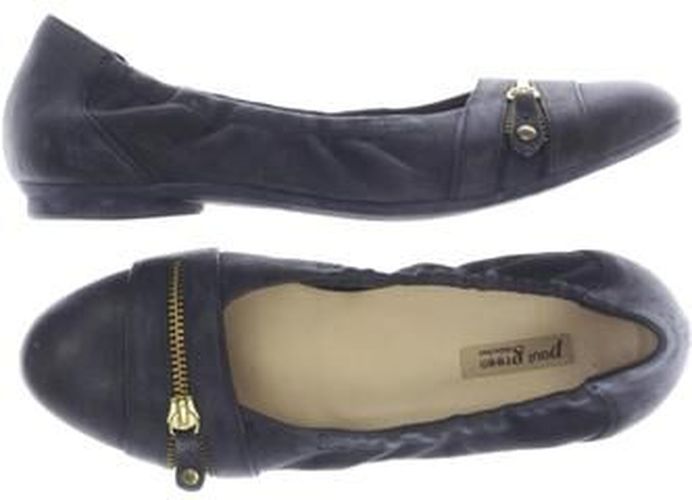 Damen Ballerinas, grau, Gr. EU 37 (UK 4), Leder - Second Hand - Paul green - Modalova