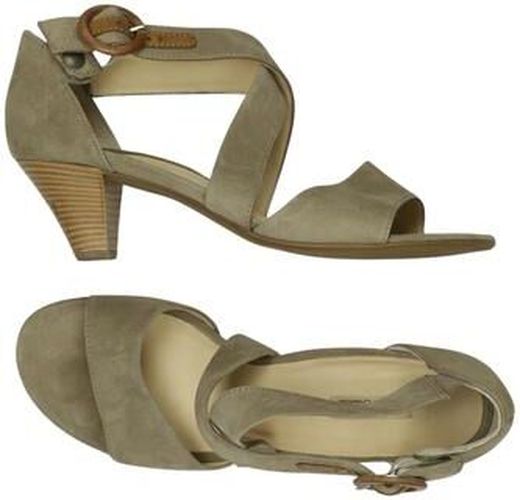 Damen Sandale, beige, Gr. EU 39.5 (UK 6.5), Leder - Second Hand - Paul green - Modalova