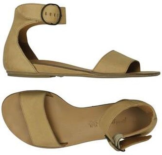 Damen Sandale, beige, Gr. EU 39 (UK 6), Leder - Second Hand - Paul green - Modalova