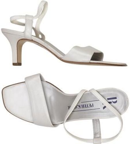 Peter Damen Sandale, weiß, Gr. EU 38.5 (UK 5.5), Leder - Second Hand - Kaiser - Modalova