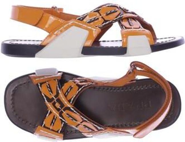 Damen Sandale, orange, Gr. EU 36 - Second Hand - Prada - Modalova