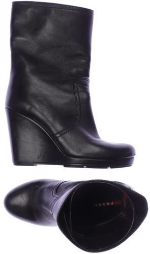 Damen Stiefel, schwarz, Gr. EU 37.5 - Second Hand - Prada - Modalova