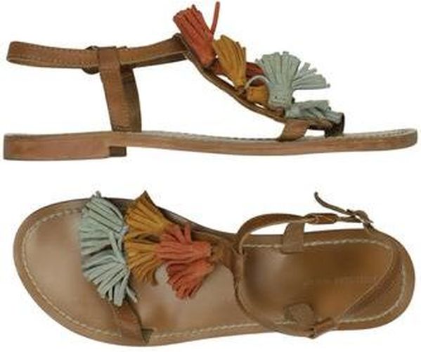 Damen Sandale, braun, Gr. EU 36 - Second Hand - Pull & Bear - Modalova