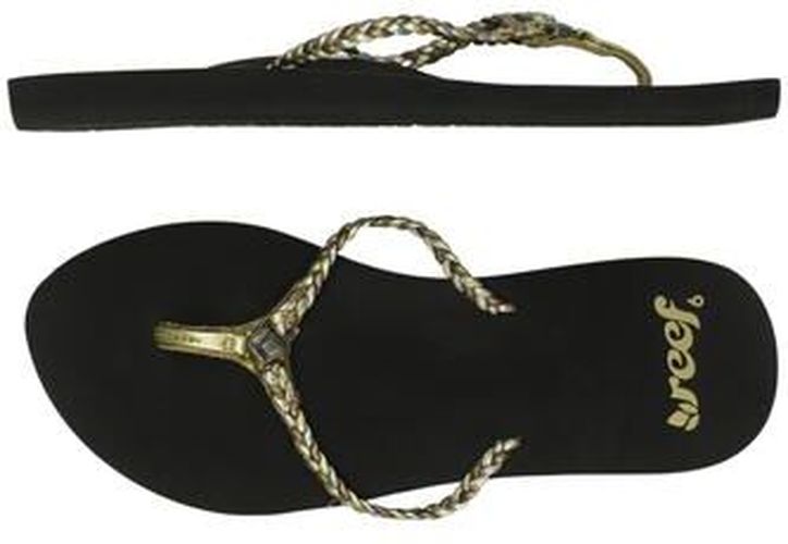 Damen Sandale, schwarz, Gr. EU 36 - Second Hand - Reef - Modalova