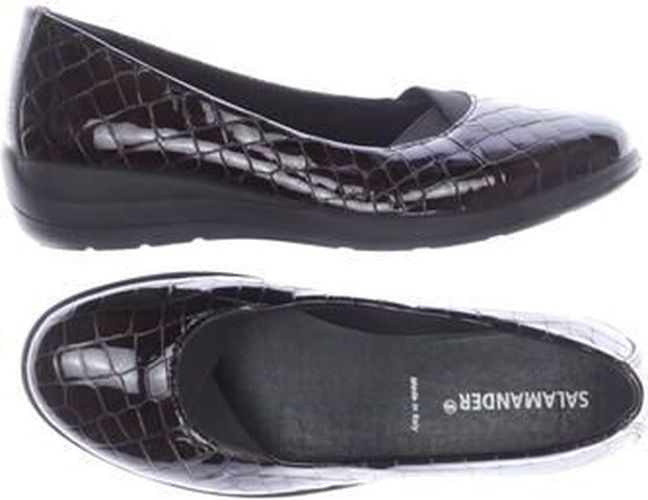 Damen Halbschuh, braun, Gr. EU 36, Leder - Second Hand - Salamander - Modalova