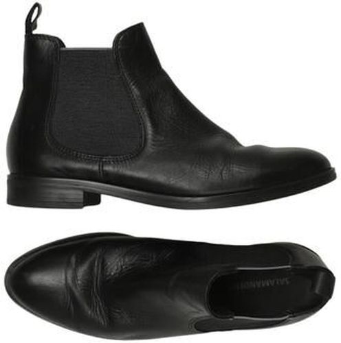 Damen Stiefelette, schwarz, Gr. EU 37, Leder - Second Hand - Salamander - Modalova