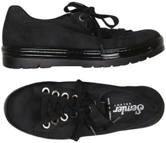 Damen Halbschuh, schwarz, Gr. EU 34 (US 4), Leder - Second Hand - Semler - Modalova