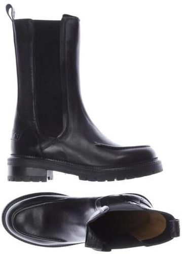 Damen Stiefelette, schwarz, Gr. EU 36, Leder - Second Hand - Shabbies amsterdam - Modalova