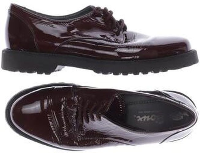 Damen Halbschuh, bordeaux, Gr. EU 37.5 (UK 4.5), Leder - Second Hand - Sioux - Modalova