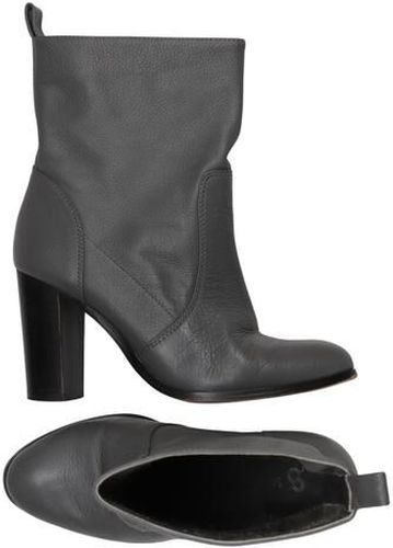 Damen Stiefelette, grau, Gr. EU 37, Leder - Second Hand - Sommerkind - Modalova
