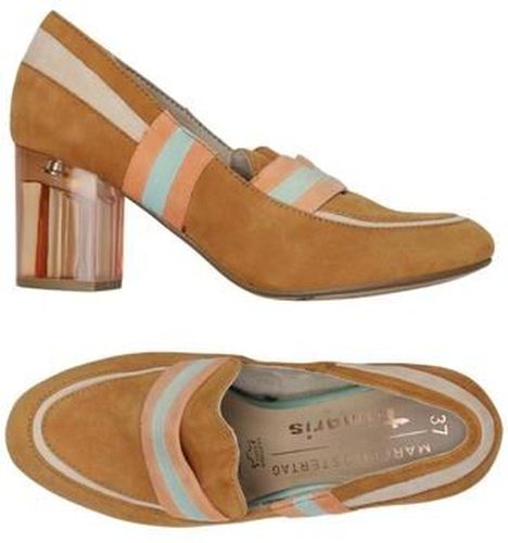 Damen Halbschuh, orange, Gr. EU 37, Leder - Second Hand - Tamaris - Modalova