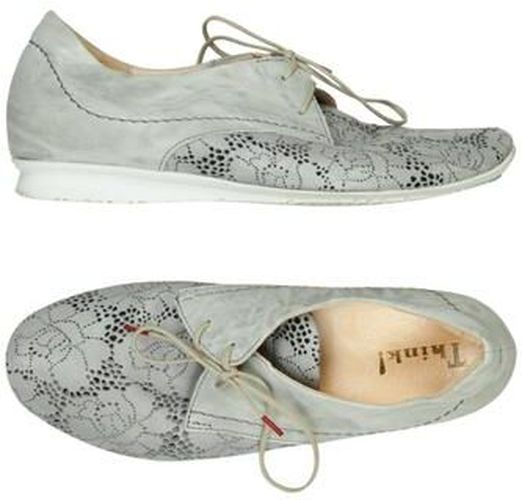 Damen Halbschuh, grau, Gr. EU 36.5, Leder - Second Hand - Think! - Modalova