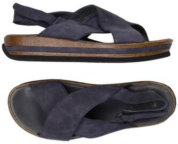 Damen Sandale, marineblau, Gr. EU 38, Leder - Second Hand - Think! - Modalova