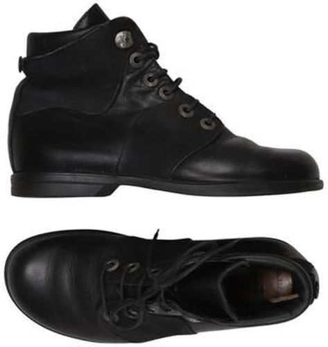 Damen Stiefelette, schwarz, Gr. EU 36, Leder - Second Hand - Think! - Modalova