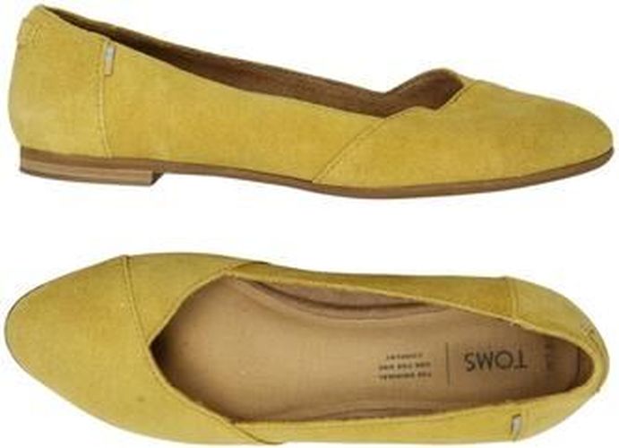 Damen Ballerinas, braun, Gr. EU 38.5 (US 7.5), Leder - Second Hand - TOMS - Modalova