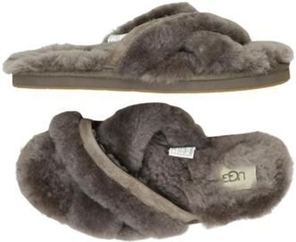 Damen Sandale, grau, Gr. EU 37, Leder - Second Hand - Ugg - Modalova
