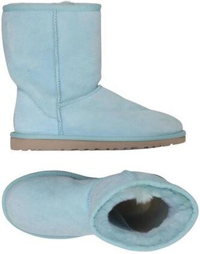 Damen Stiefel, hellblau, Gr. EU 37, Leder - Second Hand - Ugg - Modalova